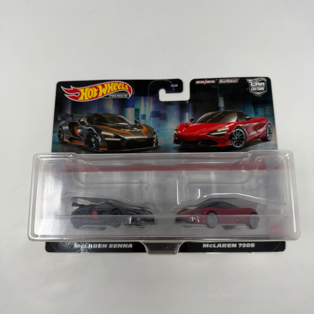 Hot Wheels Premium Car Culture McLaren Senna McLaren 720S 2-Pack HBL96 HFF97
